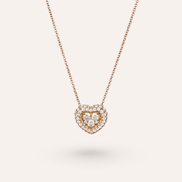 Collana Cuore Rose Gold